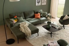 Stage von SCHÖNER WOHNEN - Ecksofa links moos