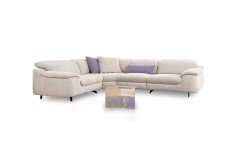 1571 von Himolla - Ecksofa Ausführung links jasmin