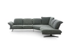 24670 Olivia von Willi Schillig - Ledersofa Variante rechts eucalyptus
