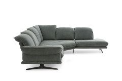 24670 Olivia von Willi Schillig - Ledersofa Variante rechts eucalyptus