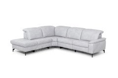 1590 von Himolla - Ledersofa Ausführung links asche