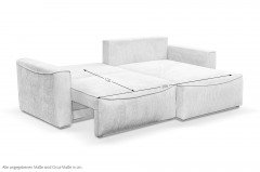 Lilly-LE25 von BENIX - Ecksofa rechts cream