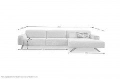 1552 von Himolla - Ecksofa Ausführung rechts off