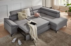 Lonigo von BENIX - Polstergarnitur rechts grau