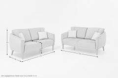 Vittoria von Schröno - Polstergarnitur blau