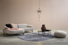 1454 von Himolla - Polstergarnitur Ausführung links rose