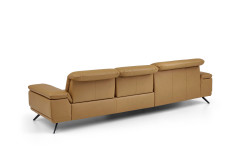 PN-EM19074 von Polinova - Ledergarnitur Ausführung links kurkuma