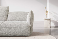 KOINOR Abby - Designersofa links hellgrau