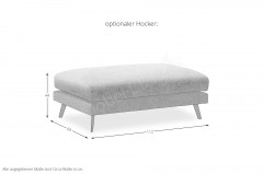 Kansas von set one by Musterring - Eckcouch links cream