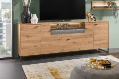 Deltona von set one by Musterring - Vitrine in Weiß matt