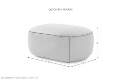 Nivti von Pode - Einzelsofa beige