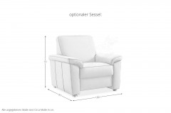 PN-EM09003 von Polinova - Wohnlandschaft Variante links ecru