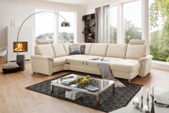 PN-EM09003 von Polinova - Wohnlandschaft Variante links ecru