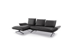 KOINOR Buddy - Ledersofa links lava