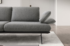 KOINOR Hardy - Ecksofa links grau