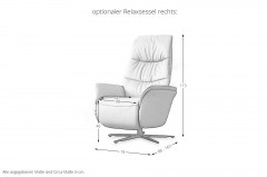 4650 von Himolla - Trapezsofa rocky