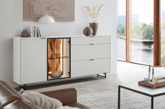 WM 2470 von Wöstmann - Sideboard in Lack graphitgrau