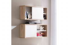 Fionn von Paidi - Jugendzimmer weiß - Eiche-Bordeaux-Nachbildung