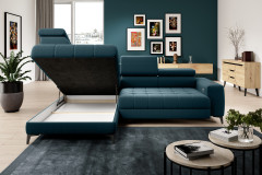 Baggio von WERSAL - Polstersofa links deep ocean