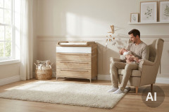 Remo von Paidi - Babyzimmer-Set Bordeaux-Eiche - kreideweiß