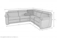 1302 von Himolla - Ledergarnitur safran