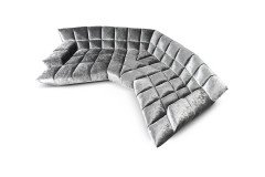 Cloud 7 von Bretz - Polstergarnitur silberschimmer