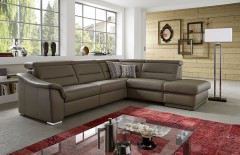 PN-EM15003 von Polinova - Ledersofa stone