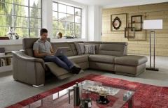PN-EM15003 von Polinova - Ledersofa stone