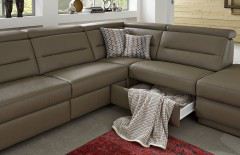 PN-EM15003 von Polinova - Ledersofa stone