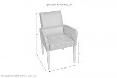 4105 Goby von K+W Polstermöbel - Eckbank braun