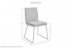 4275 Creso von K+W Polstermöbel - Bank Leder rot