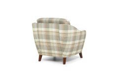 Seefeld Plus von Schröno - Einzelsessel beige kariert