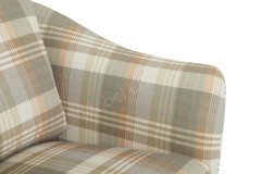 Seefeld Plus von Schröno - Einzelsessel beige kariert