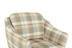 Seefeld Plus von Schröno - Einzelsessel beige kariert