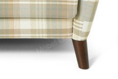 Seefeld Plus von Schröno - Einzelsessel beige kariert