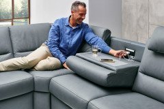 PN-EM16033 von Polinova - Wohnlandschaft rechts steel