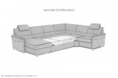 PN-EM16033 von Polinova - Wohnlandschaft rechts steel