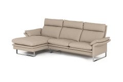 LuccaL-E18 von Erpo Polstermöbel - Eckgarnitur links pearl