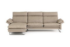 LuccaL-E18 von Erpo Polstermöbel - Eckgarnitur links pearl
