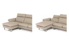 LuccaL-E18 von Erpo Polstermöbel - Eckgarnitur links pearl