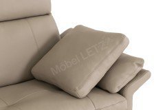 LuccaL-E18 von Erpo Polstermöbel - Eckgarnitur links pearl