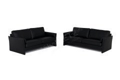 CL 810 von Erpo Polstermöbel - Ledergarnitur black