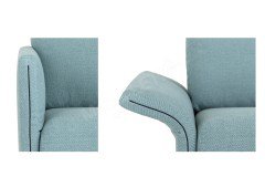 Modena-LE18 von Erpo Polstermöbel - Polstergarnitur aqua