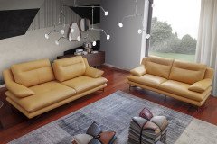 Cezanne von Calia Italia - Leder-Duo senape