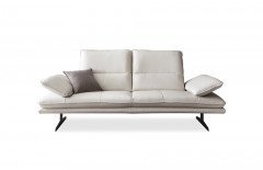 16777 Broadway von Willi Schillig - Ledersofa cream white