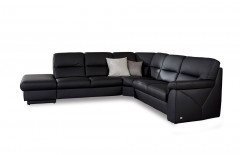 1101 von Himolla - Ledergarnitur schwarz