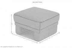 1101 von Himolla - Ledergarnitur schwarz