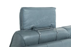 1920 von Himolla - Ledergarnitur rechts aqua