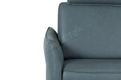 1920 von Himolla - Ledergarnitur rechts aqua