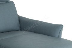 1920 von Himolla - Ledergarnitur rechts aqua